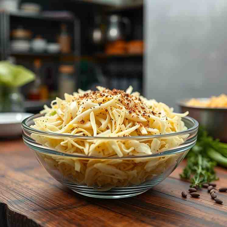 Easy Fermented Cabbage in a Jar | Homemade Sauerkraut Recipe